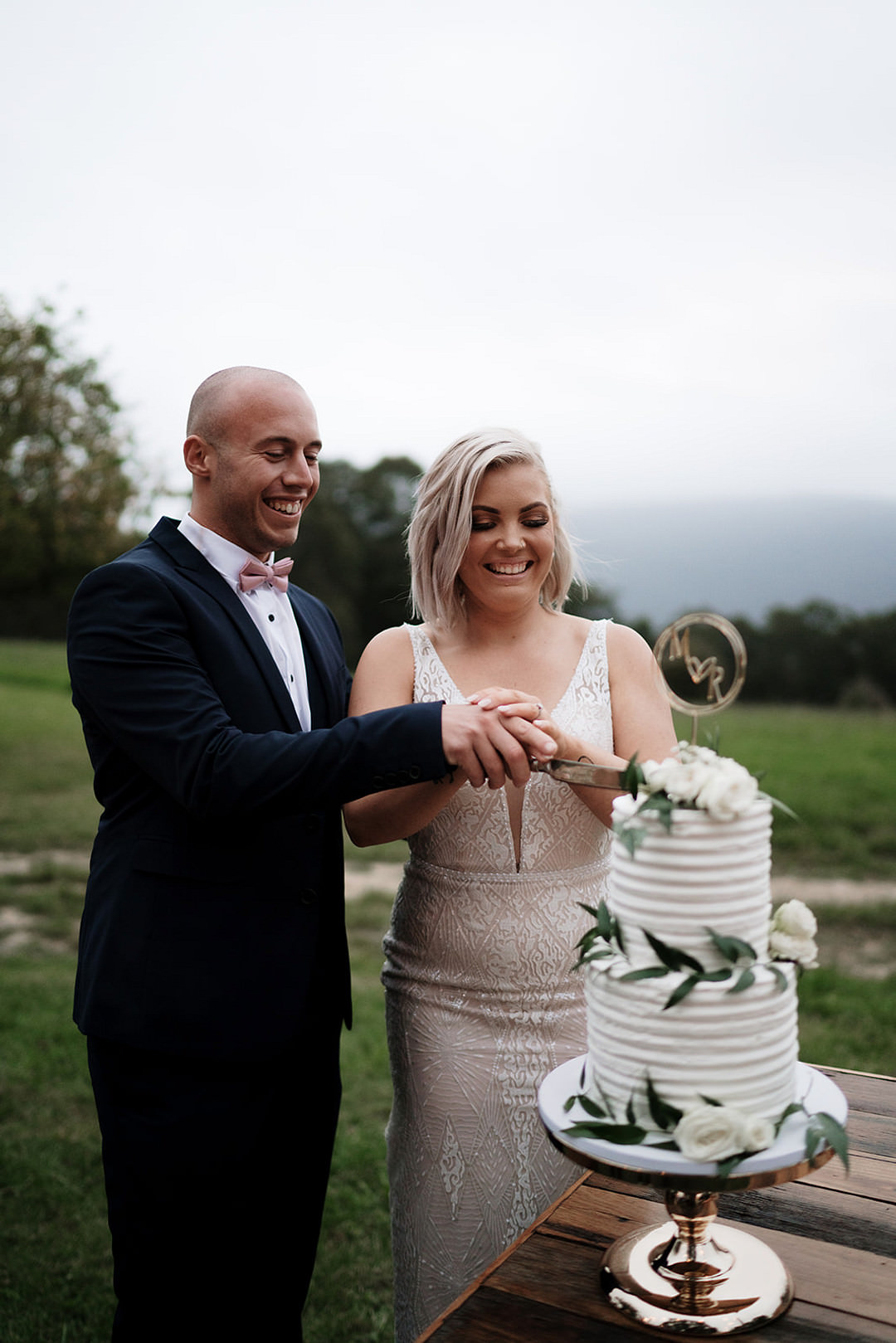 Buttercream Cake Foliage Greenery Mountain Elopement Petite Visuals