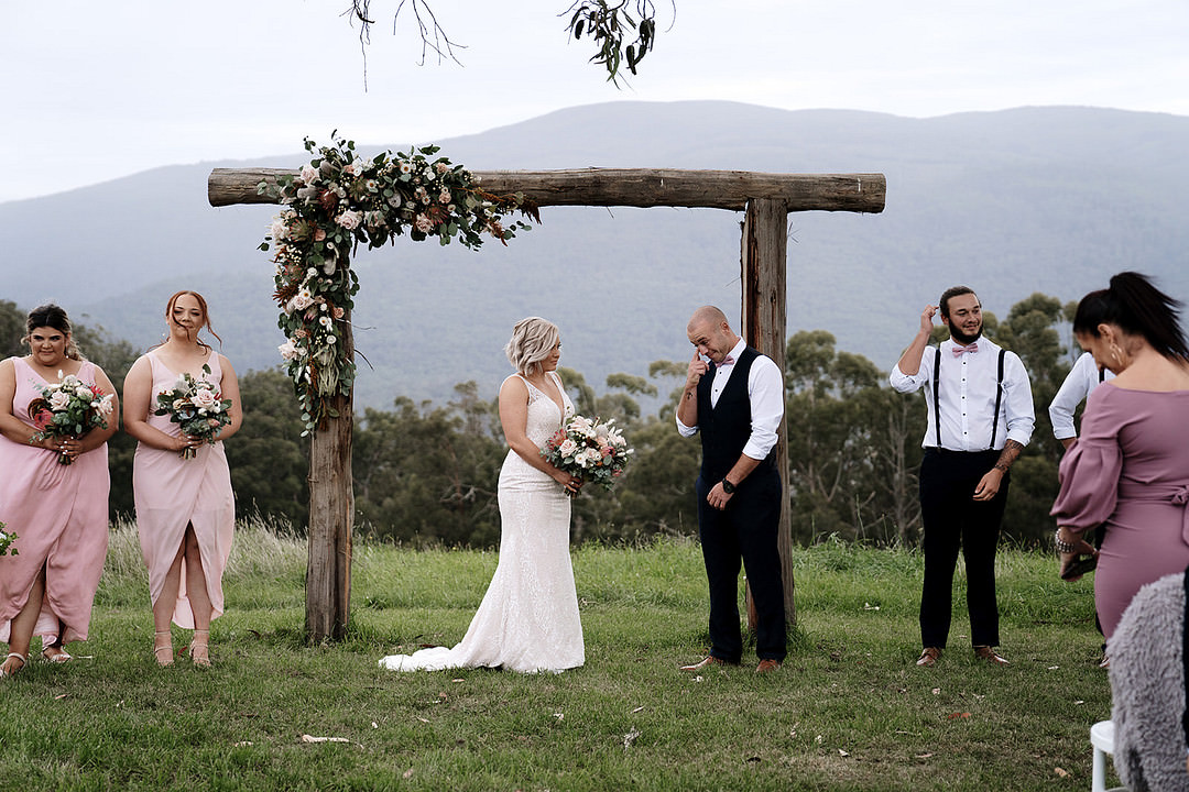 Flower Arch Backdrop Ceremony Aisle Mountain Elopement Petite Visuals