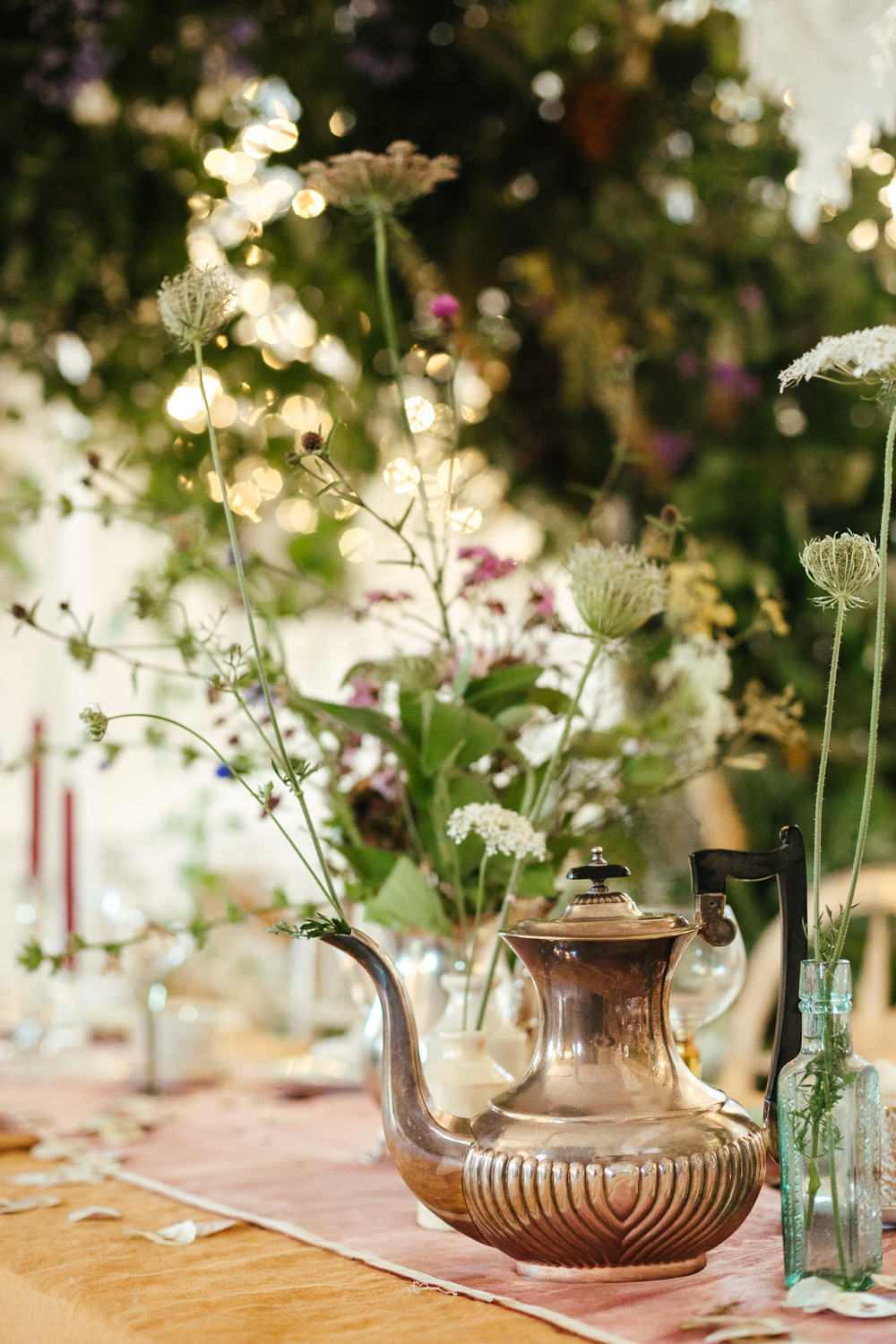 Flowers Centrepiece Natural Wild Centrepiece Old English Wedding Eneka Stewart