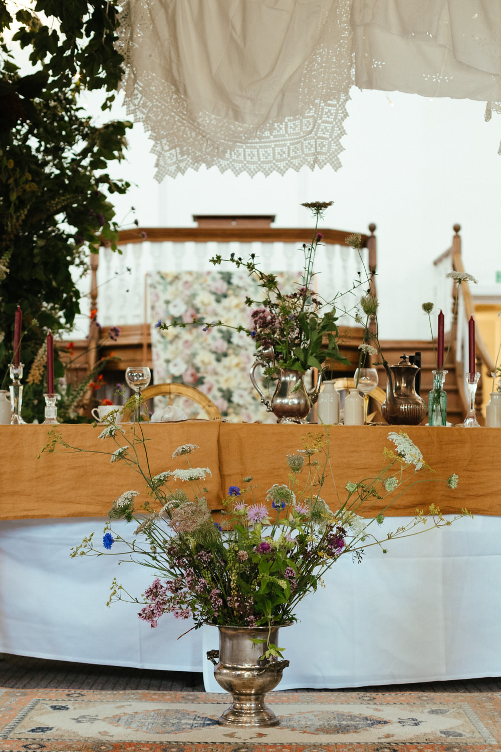 Old English Wedding Ideas with Vintage Decor \u0026 Foliage, image size:1000x1500