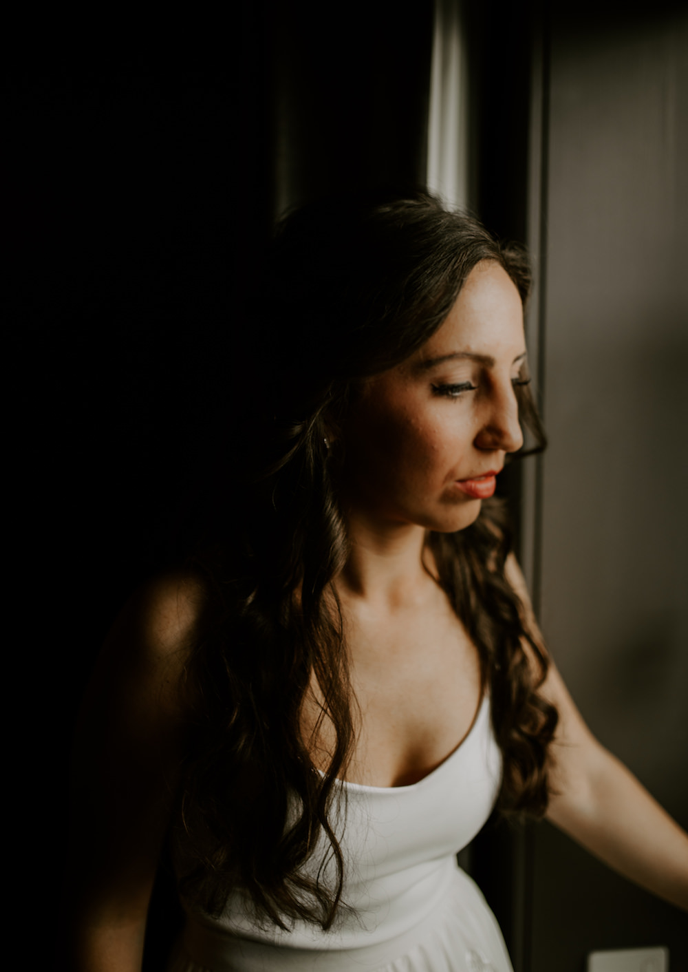 Bride Bridal Hair Make Up Orocco Pier Wedding Meggy Mac Photography