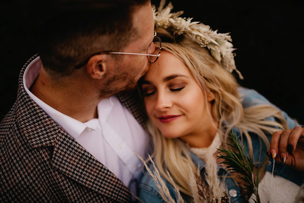Bride Bridal Make Up Peak District Elopement Fly On The Wall Photography