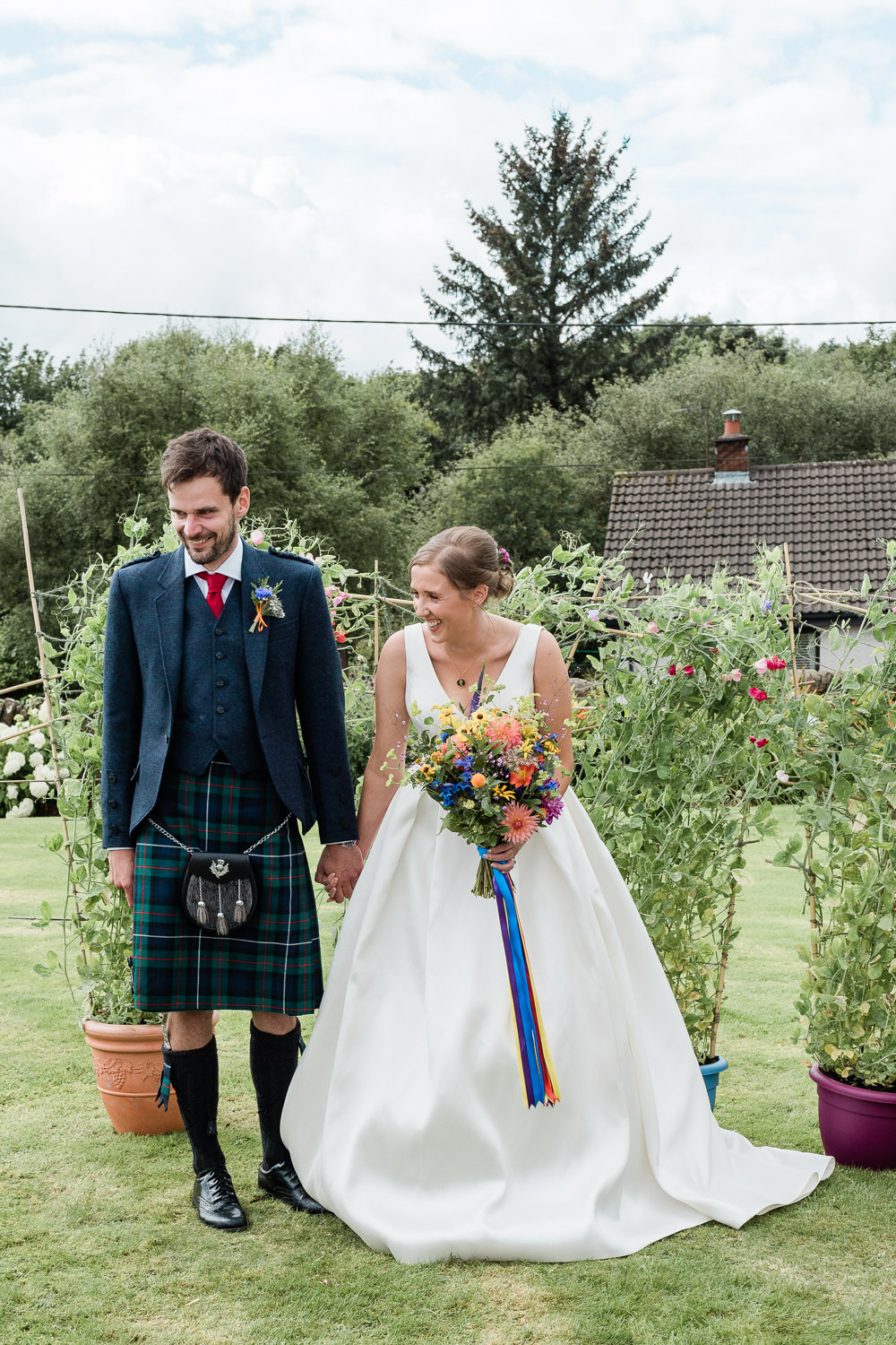Scotland Garden Wedding LJ Horton Photography