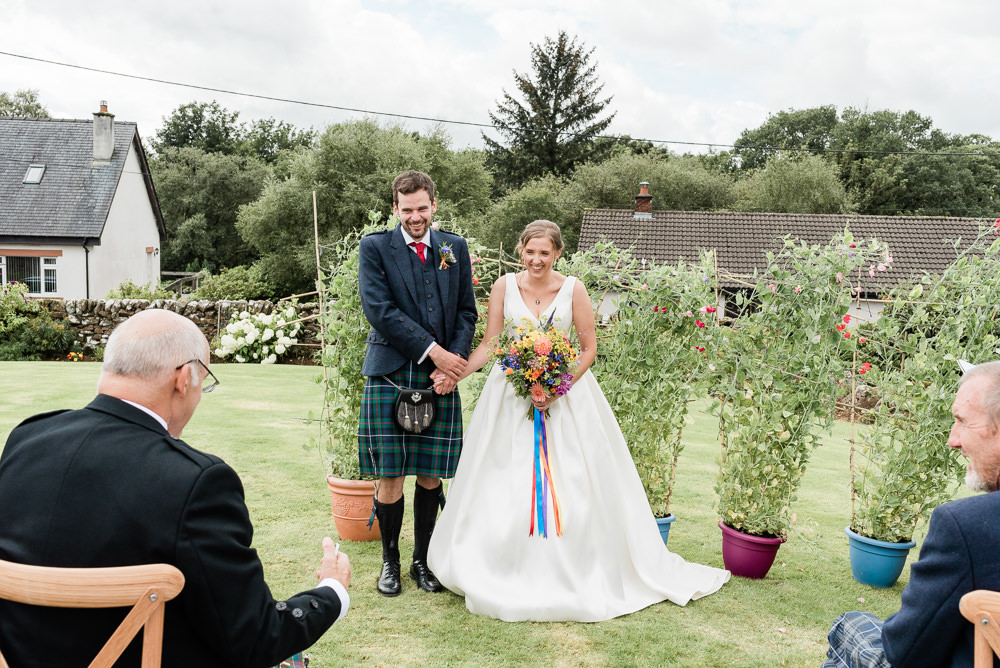 Scotland Garden Wedding LJ Horton Photography