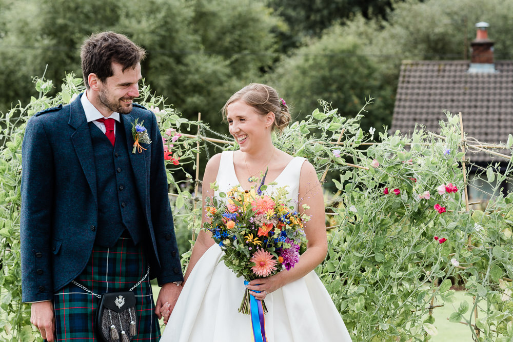 Scotland Garden Wedding LJ Horton Photography