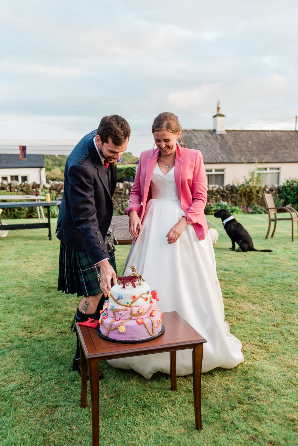 Scotland Garden Wedding LJ Horton Photography