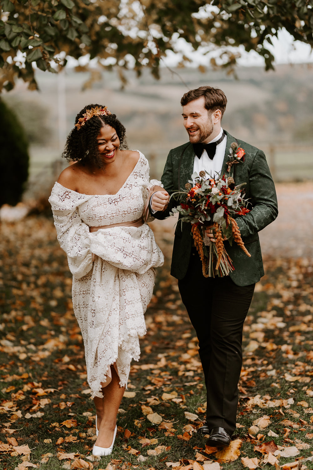 Autumn Wedding Colours Laura Williams Photography
