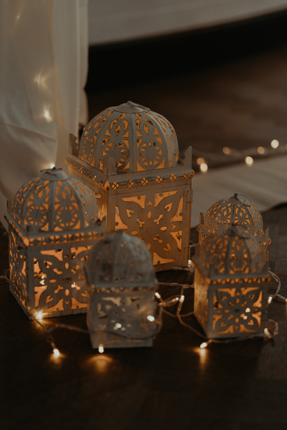 Candles Lanterns Decor Barn Didcot Wedding Jen Marino Photography