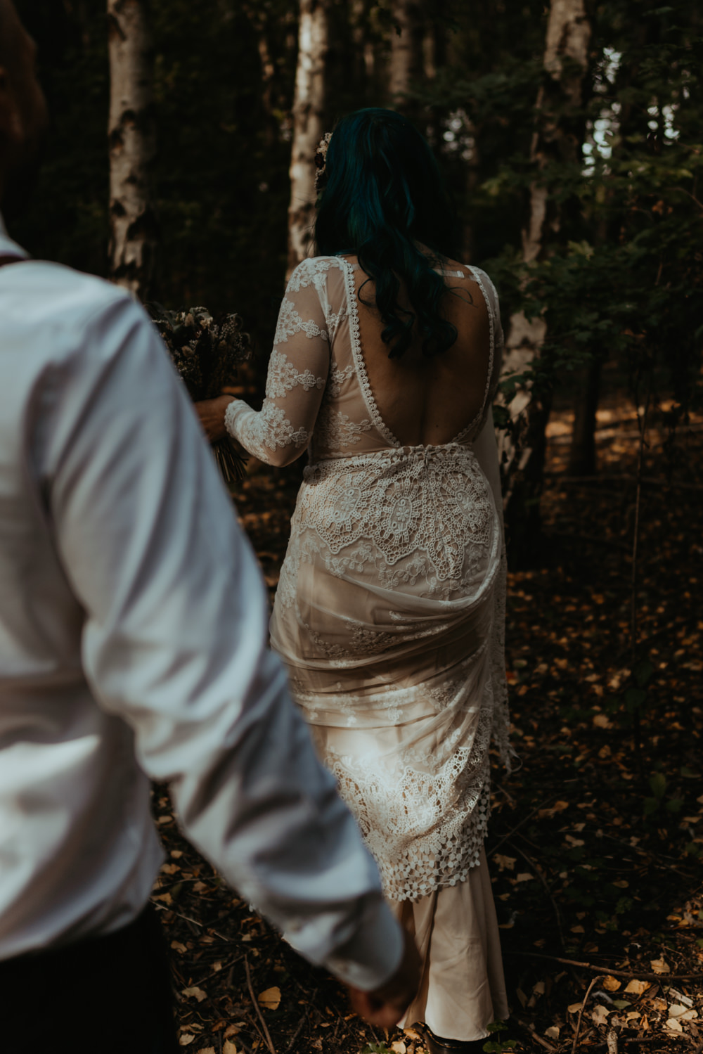 Dress Gown Bride Bridal Lace Long Sleeves Train Dreamers and Lovers Barn Didcot Wedding Jen Marino Photography