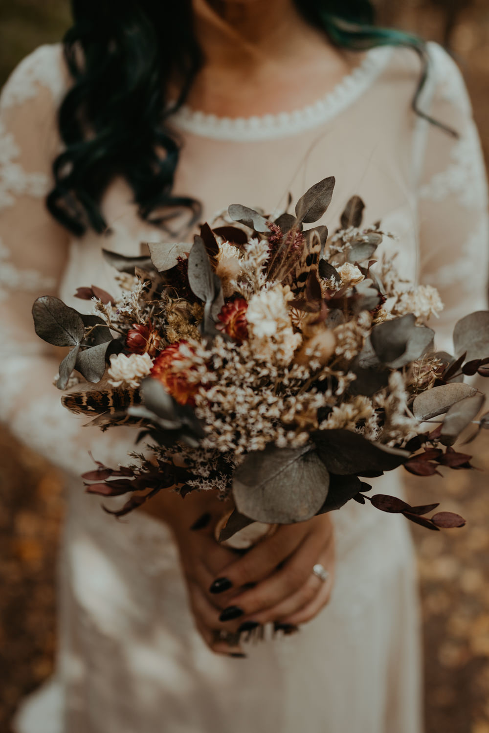 Bouquet Flowers Bride Bridal Eucalyptus Barn Didcot Wedding Jen Marino Photography