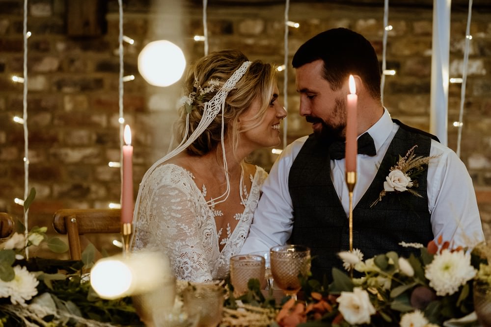 Barn Wedding Lights Sharron Gibson