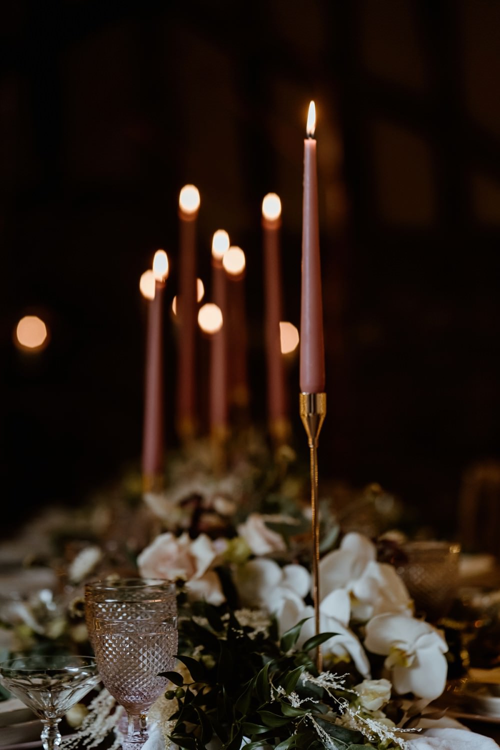 Decor Lighting Canopy Tunnel Table Decor Greenery Candles Barn Wedding Lights Sharron Gibson