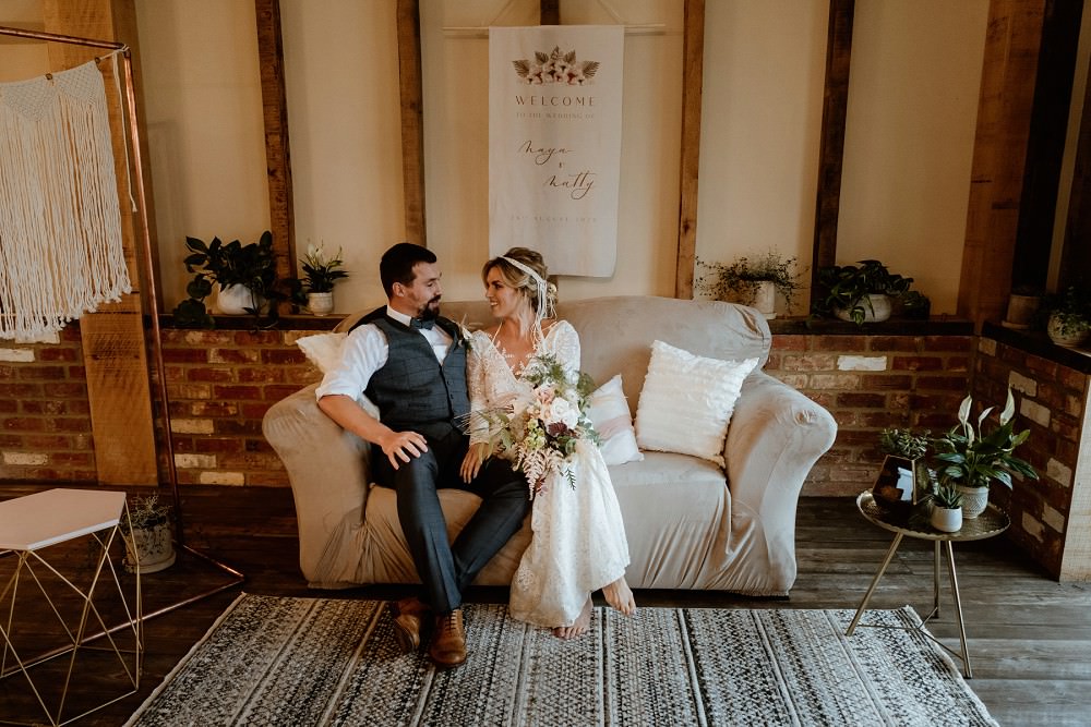 Barn Wedding Lights Sharron Gibson