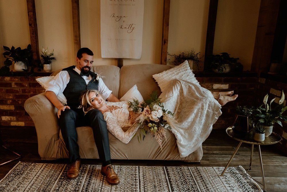 Barn Wedding Lights Sharron Gibson