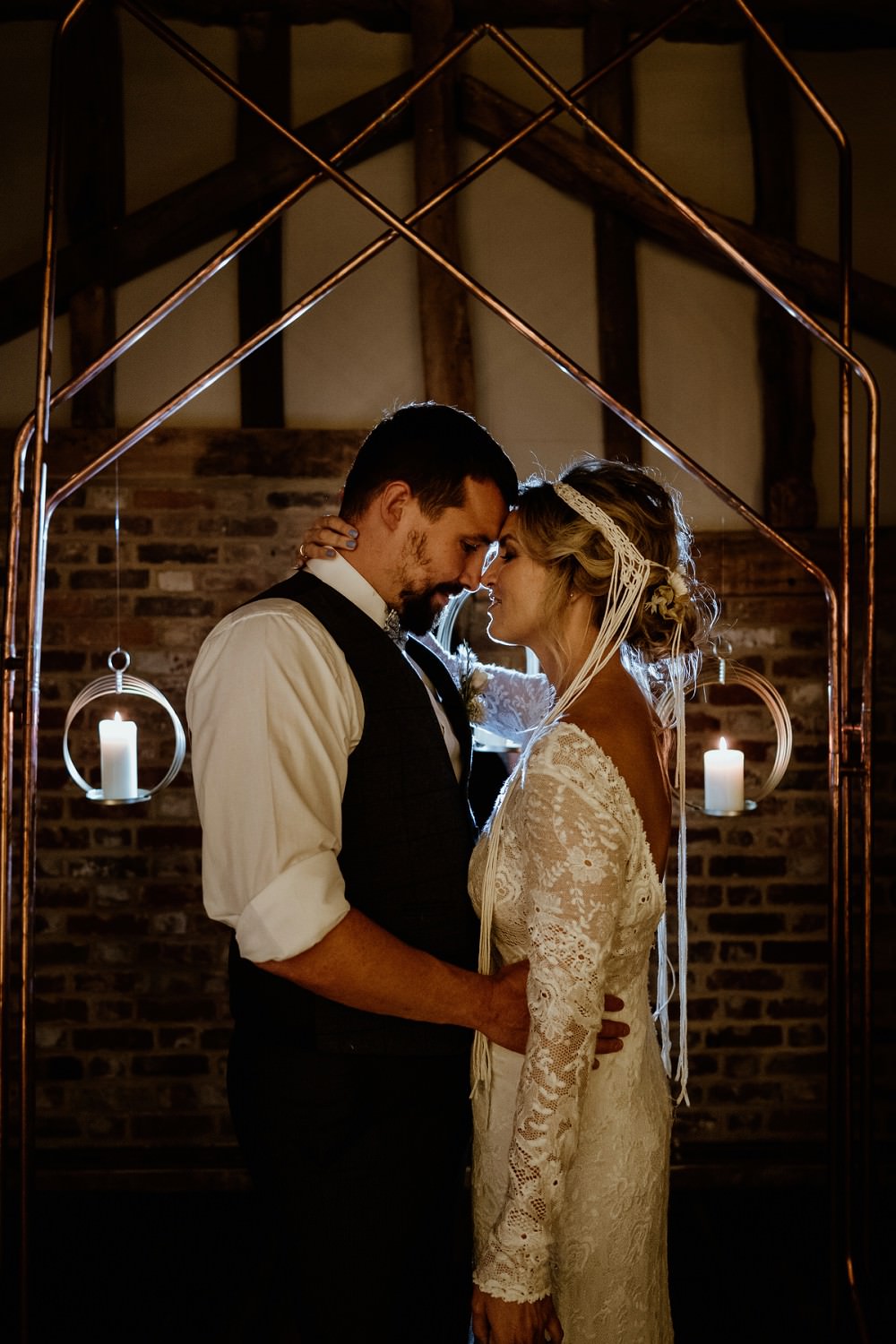 Barn Wedding Lights Sharron Gibson