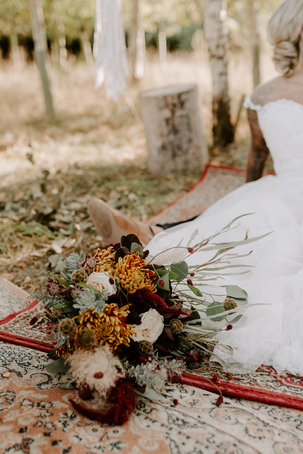 Bouquet Flowers Bride Bridal Rose Burnt Orange Wedding Ideas Laura Williams Photography