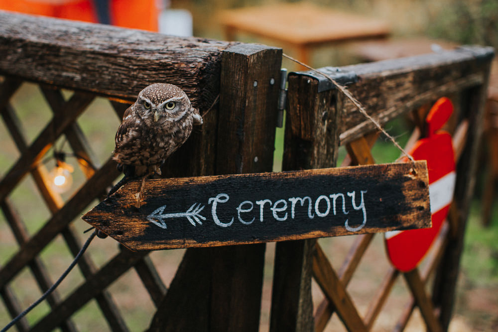 Ceremony Sign Signs Signage Cider Barn Wedding Electric Blue Photos