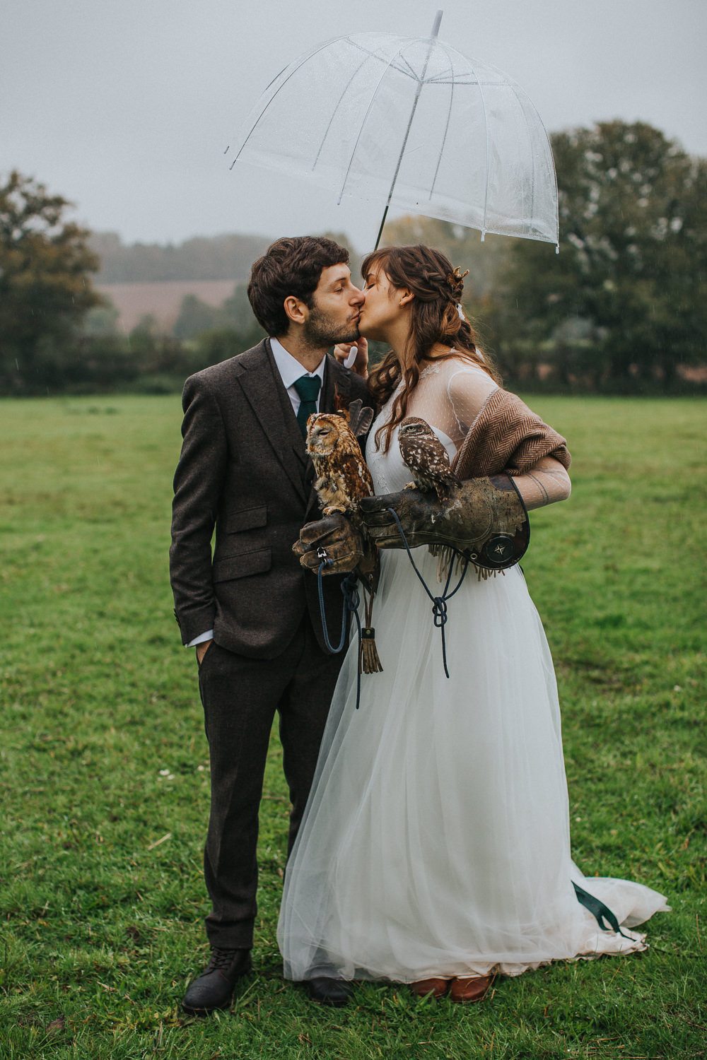Birds of Prey Cider Barn Wedding Electric Blue Photos