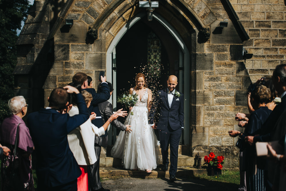 Confetti Throw Covid Wedding Ceremony IG Time Photography