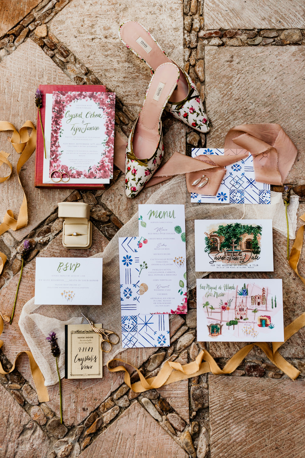 Mexico Destination Wedding Pierce Weddings Stationery Invite Invitations Illustrated Map