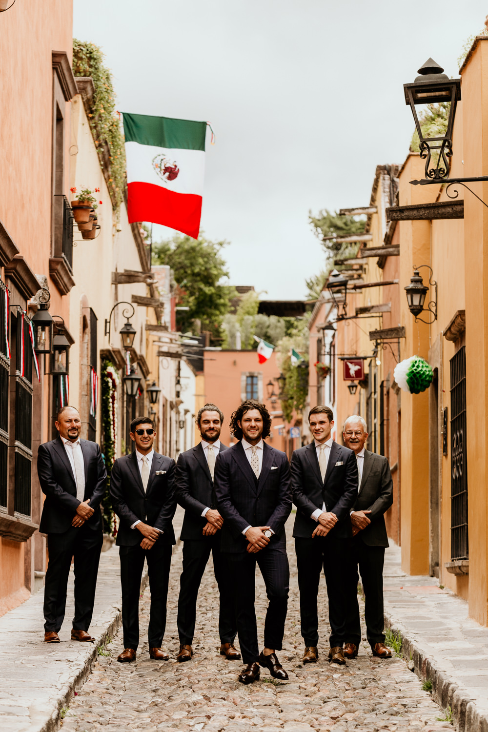 Groom Groomsmen Suits Mexico Destination Wedding Pierce Weddings