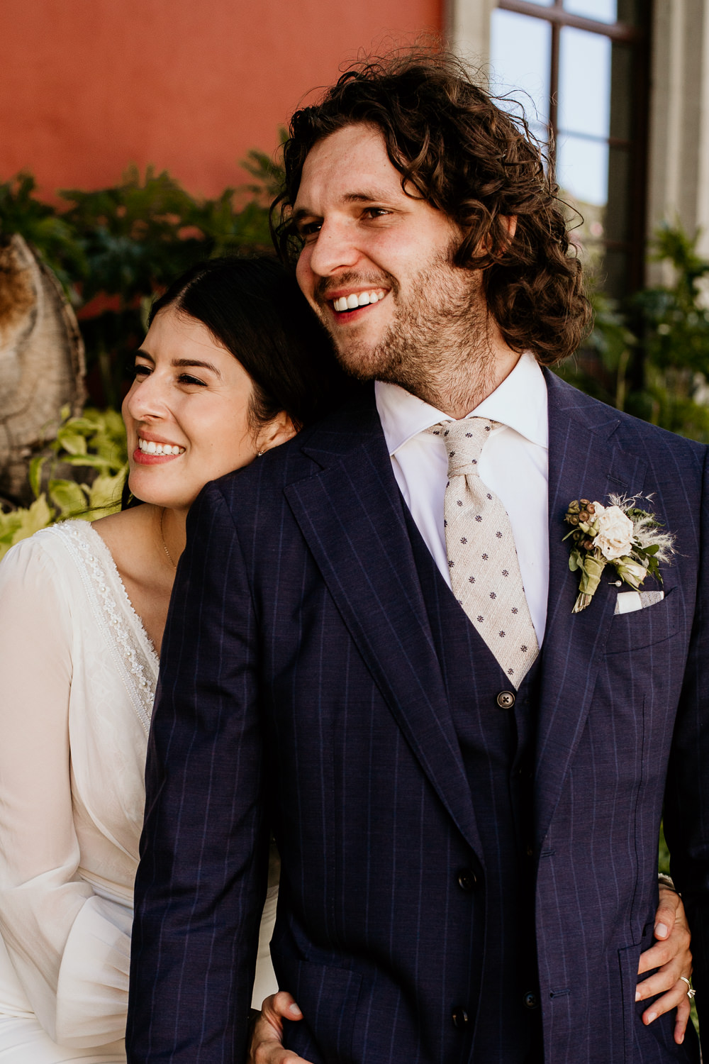 Groom Groomsmen Suits Tie Buttonhole Mexico Destination Wedding Pierce Weddings