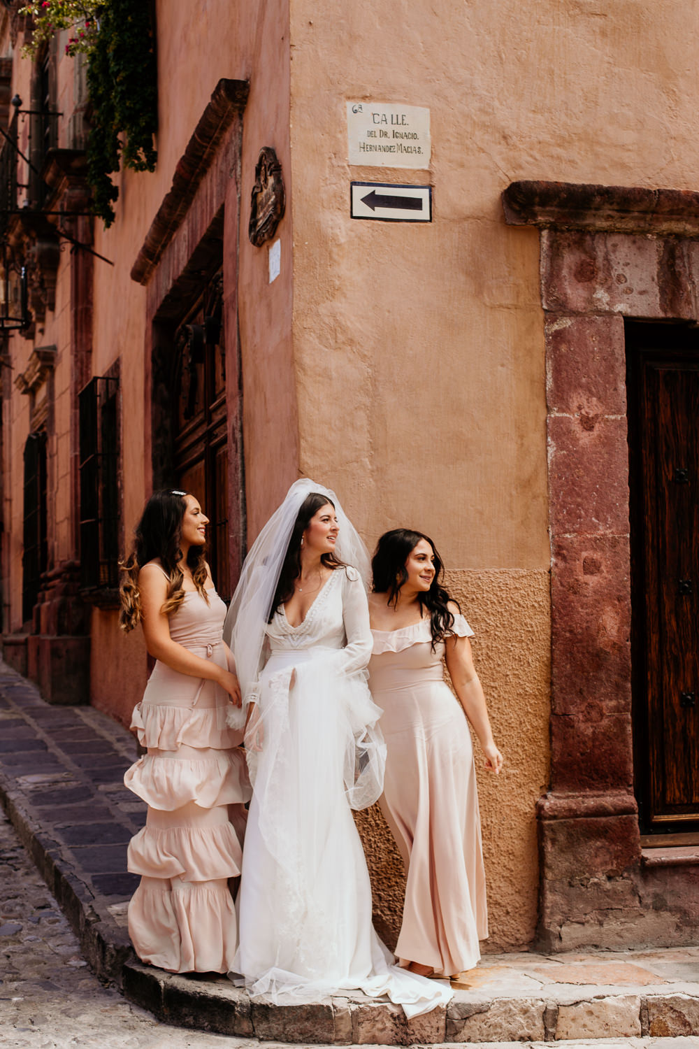 Pink Bridesmaids Dress Bridesmaid Dresses Mexico Destination Wedding Pierce Weddings