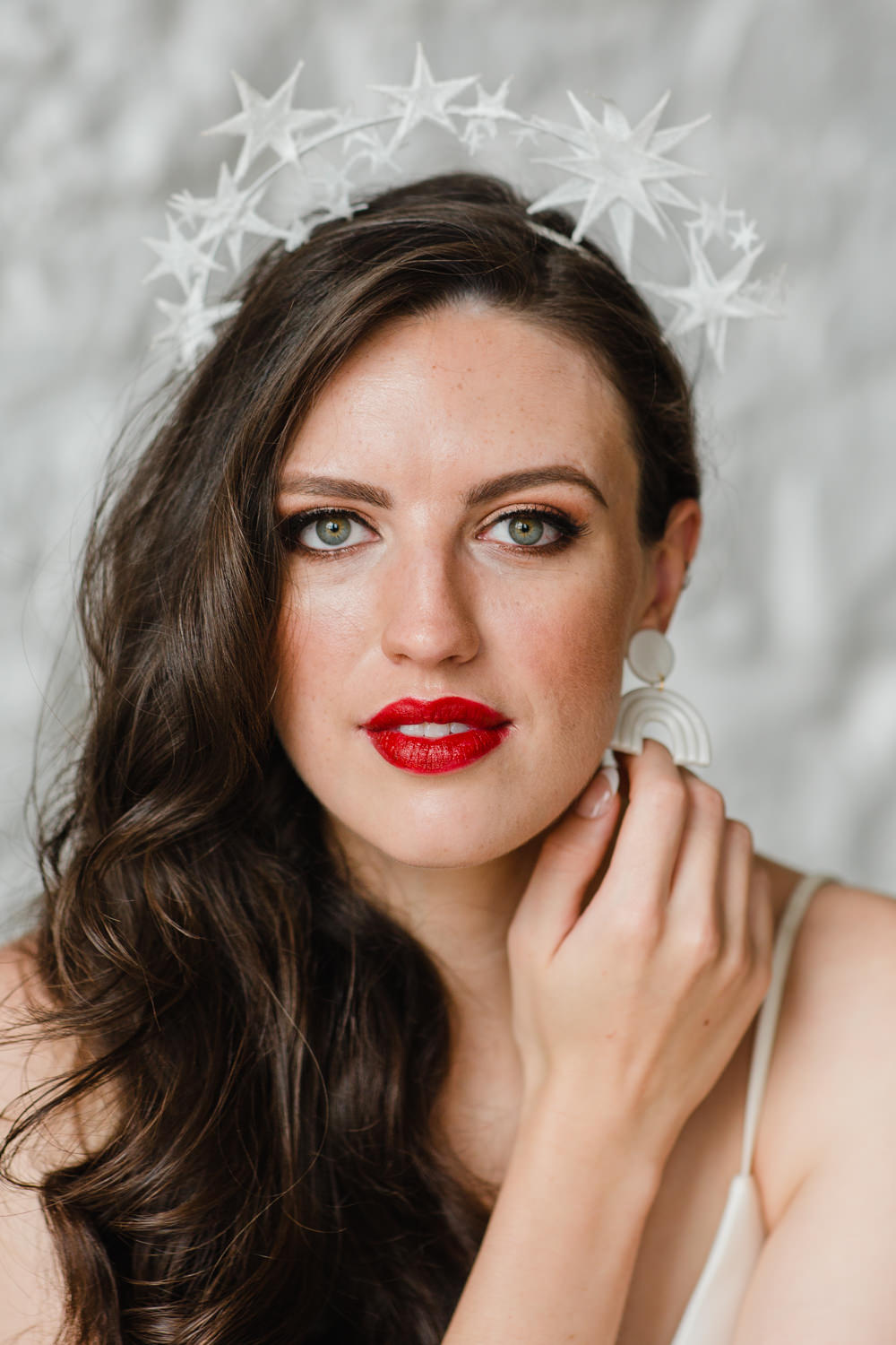 Bride Bridal Make Up Rainbow Wedding Ideas Michelle Huggleston Photography