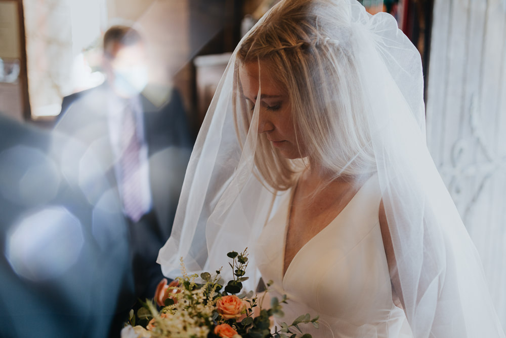 Bride Bridal Veil September 2020 Wedding James Merrick Photography