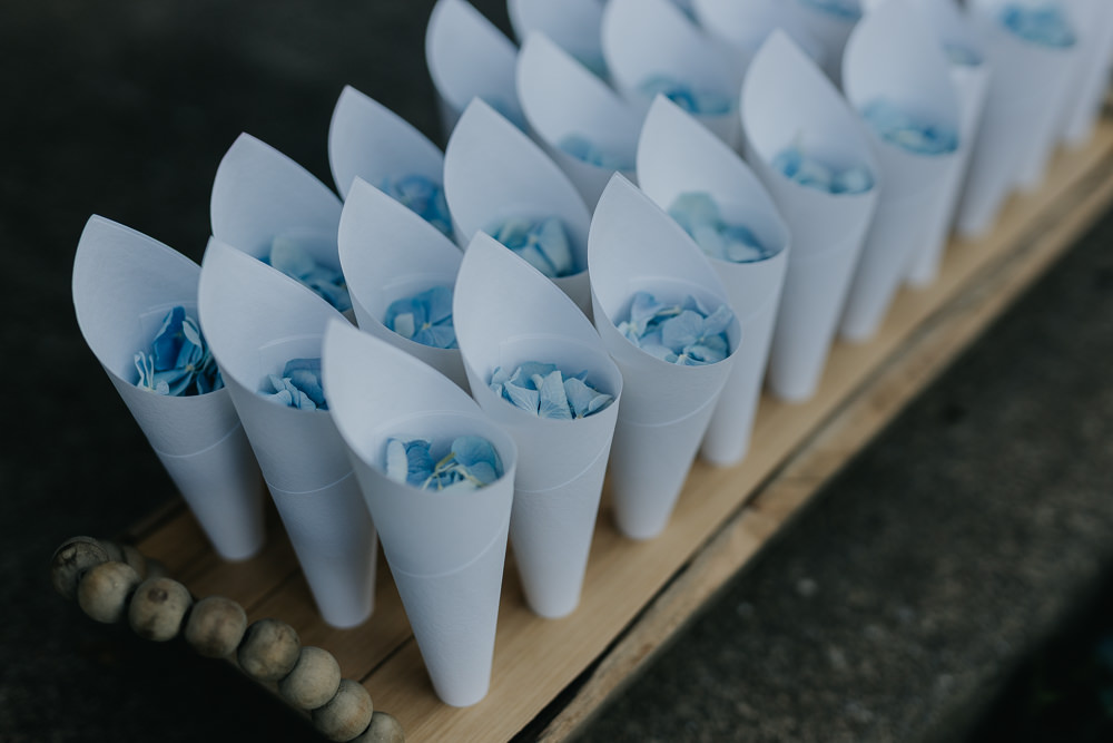 Confetti Cones September 2020 Wedding James Merrick Photography