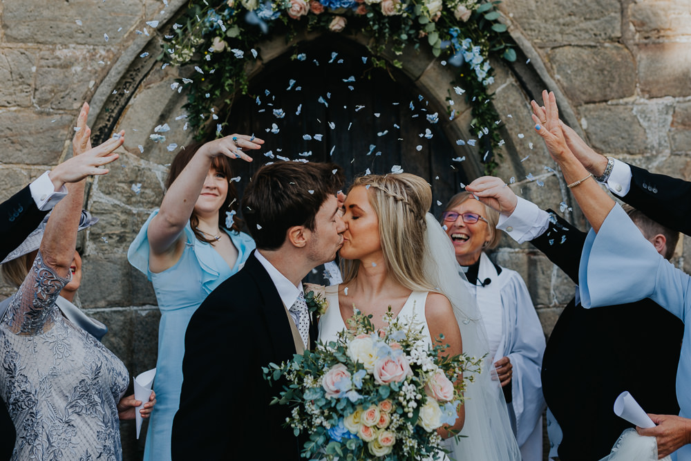Confetti Throw September 2020 Wedding James Merrick Photography