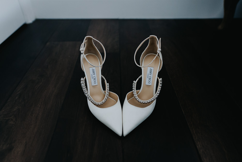 Jimmy Choo Shoes Bride Bridal September 2020 Wedding James Merrick Photography