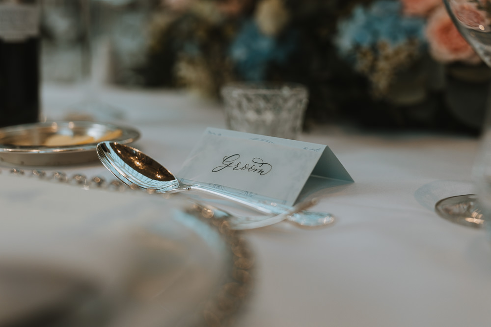 Place Card Place Name September 2020 Wedding James Merrick Photography