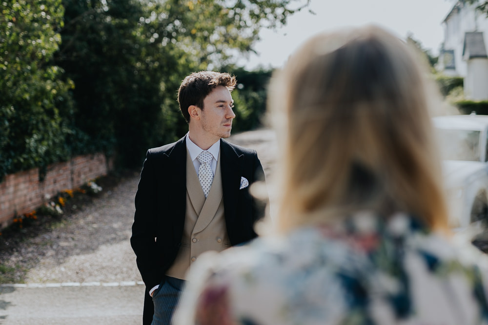 Groom Suit Traditional Waistcoat September 2020 Wedding James Merrick Photography