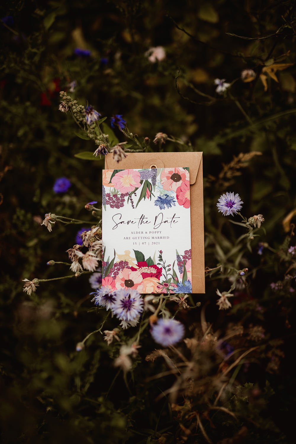 Stationery Invite Invitation Floral Flower Sheffield Manor Lodge Wedding Fly On The Wall Photography