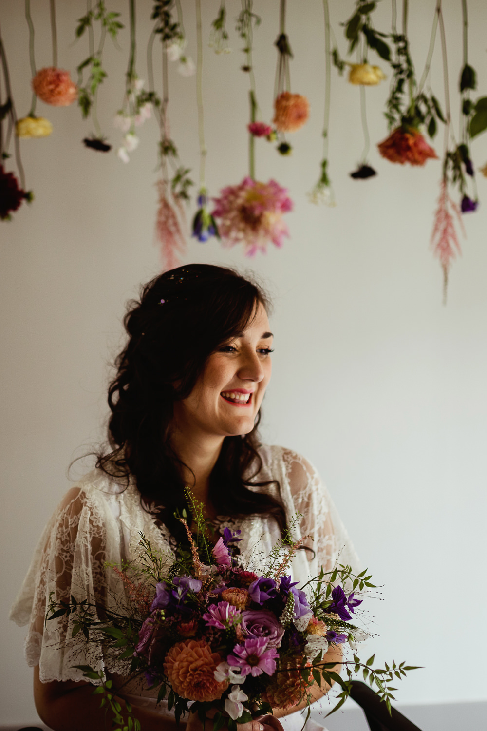 Bride Bridal Hair Style Half Up Half Down Sheffield Manor Lodge Wedding Fly On The Wall Photography