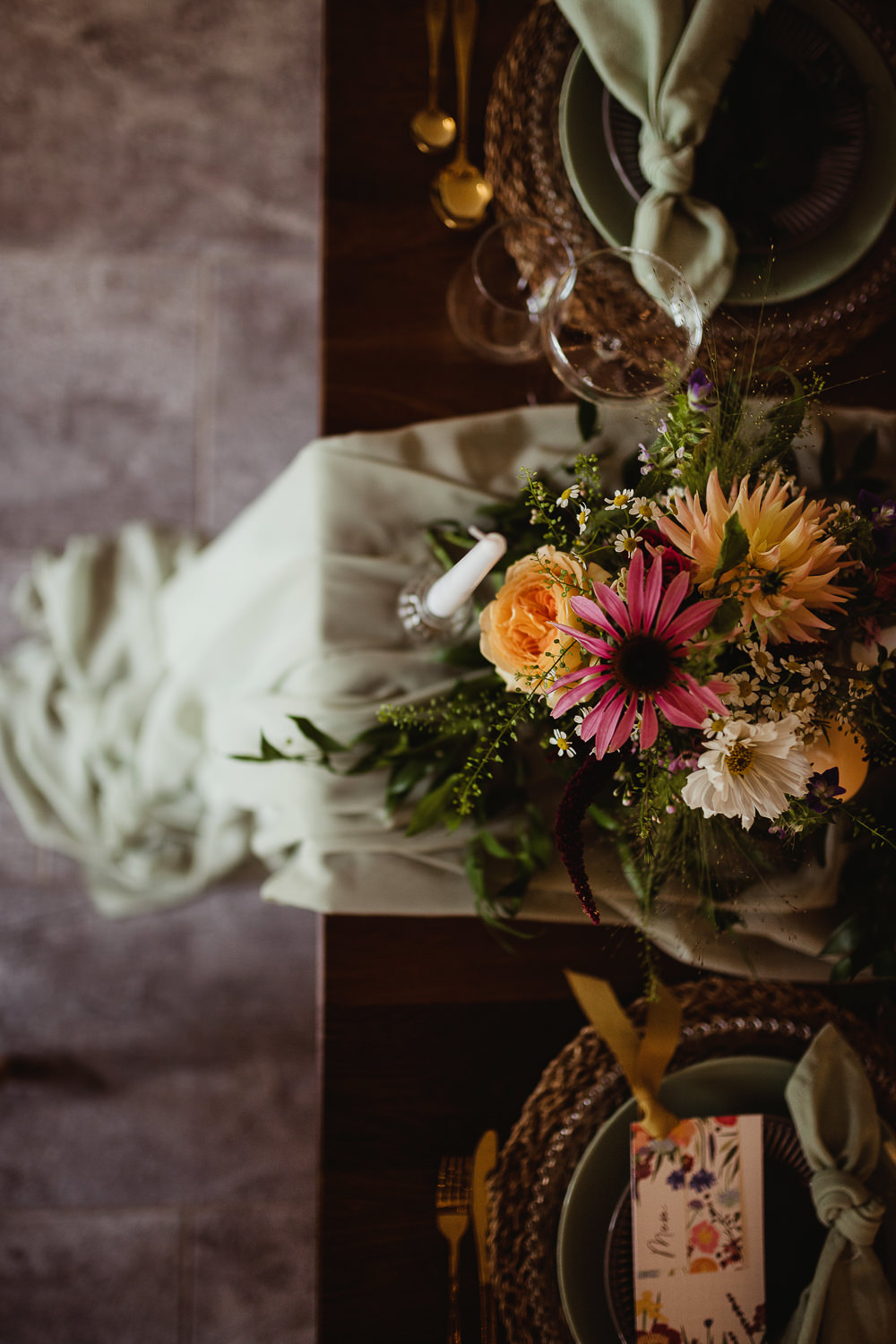 Table Tablescape Decor Decorations Flowers Floral Candles Sheffield Manor Lodge Wedding Fly On The Wall Photography
