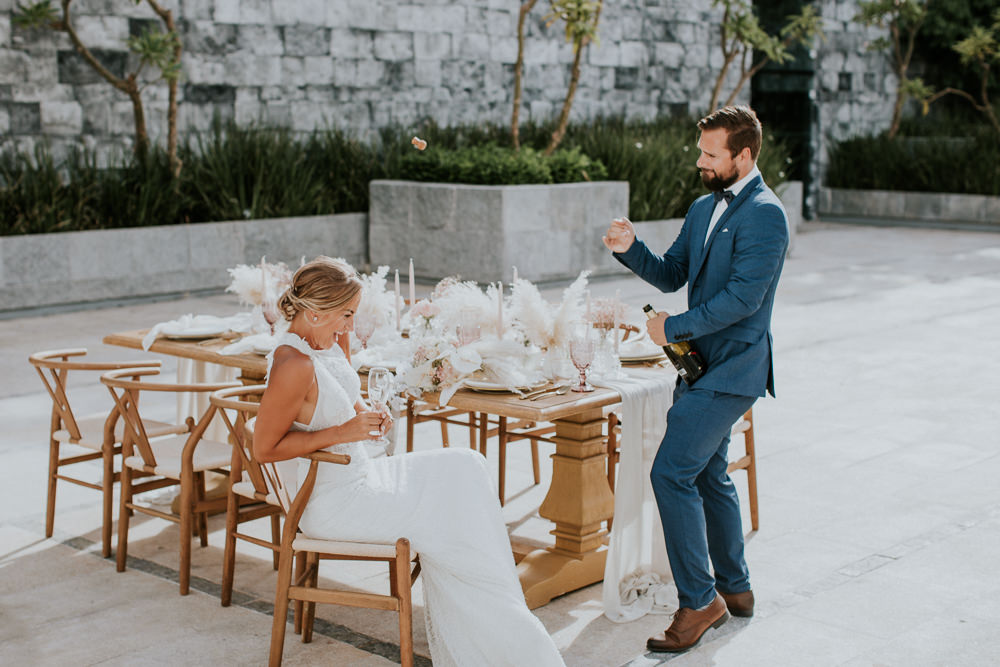 Stylish Pink Wedding Ideas Luke Fotoliv