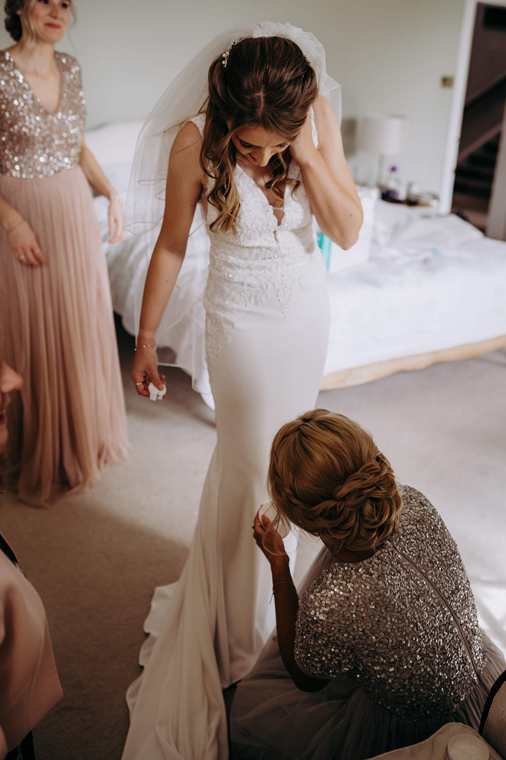 Thirty Guest Wedding Fox and Beau Photography Dress Gown Bride Bridal Fit Flare WED2B