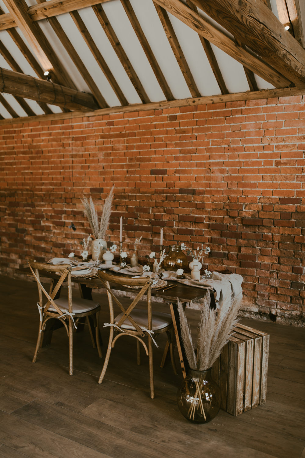 Table Tablescape Decor Candles Flowers Silk Pampas Grass Vineyard Wedding Ideas Jasmine Andrews
