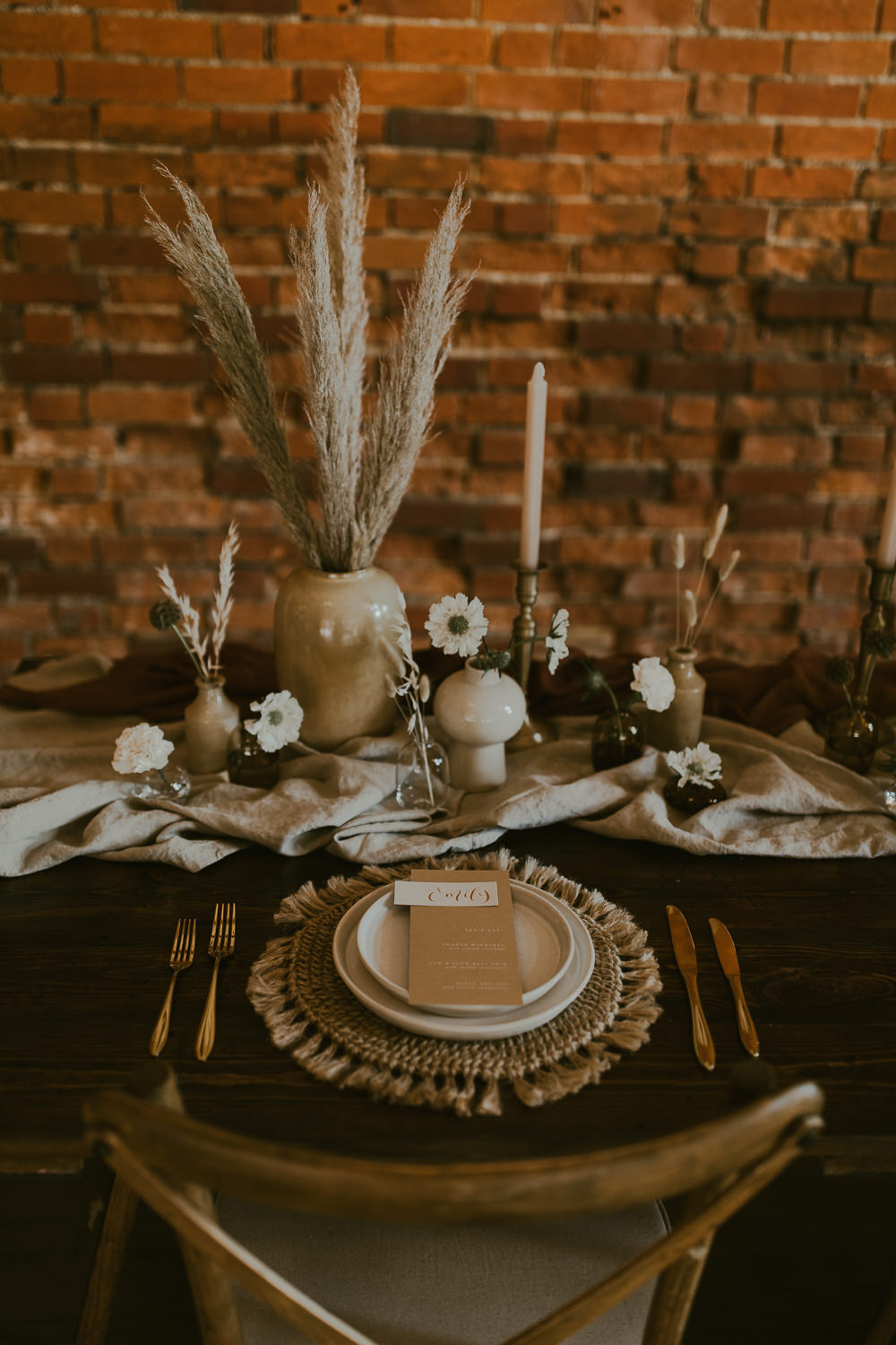 Place Setting Decor Charger Plate Vineyard Wedding Ideas Jasmine Andrews