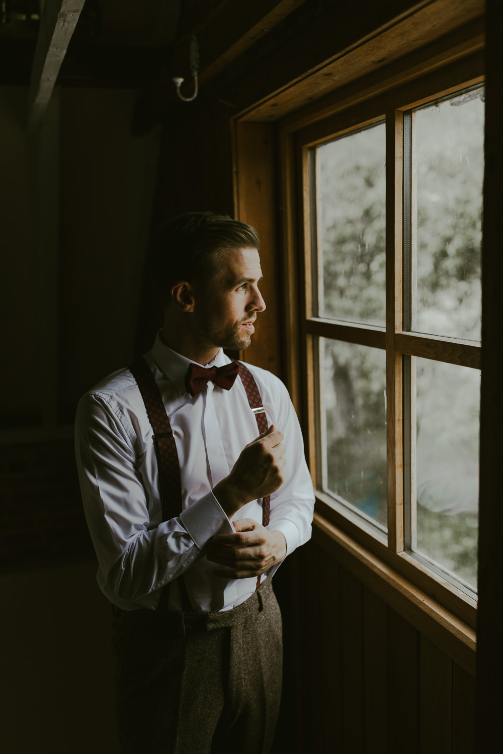Groom Bow Tie Braces Vineyard Wedding Ideas Jasmine Andrews