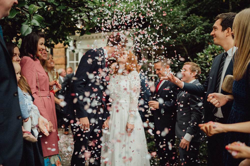 Confetti Throw Winchester House Wedding Emily and Steve