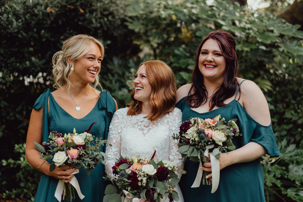 Green Bridesmaids Bridesmaid Dress Dresses Winchester House Wedding Emily and Steve