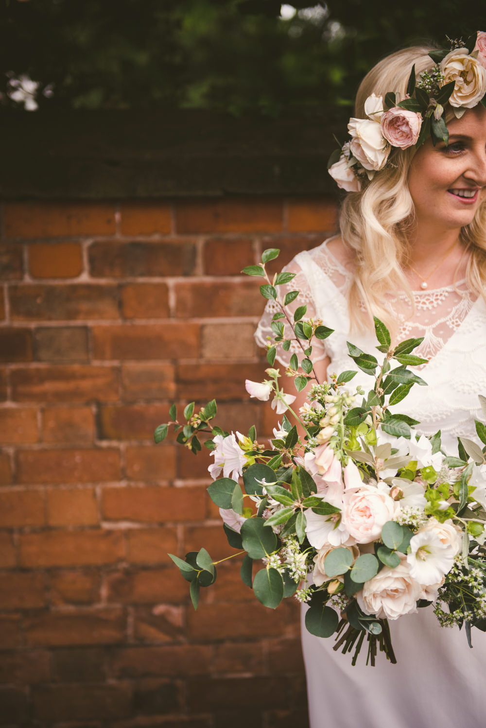 Bride Bridal Bouquet Flowers Pink Rose Greenery Yurt Wedding Reception Mr Sleeve