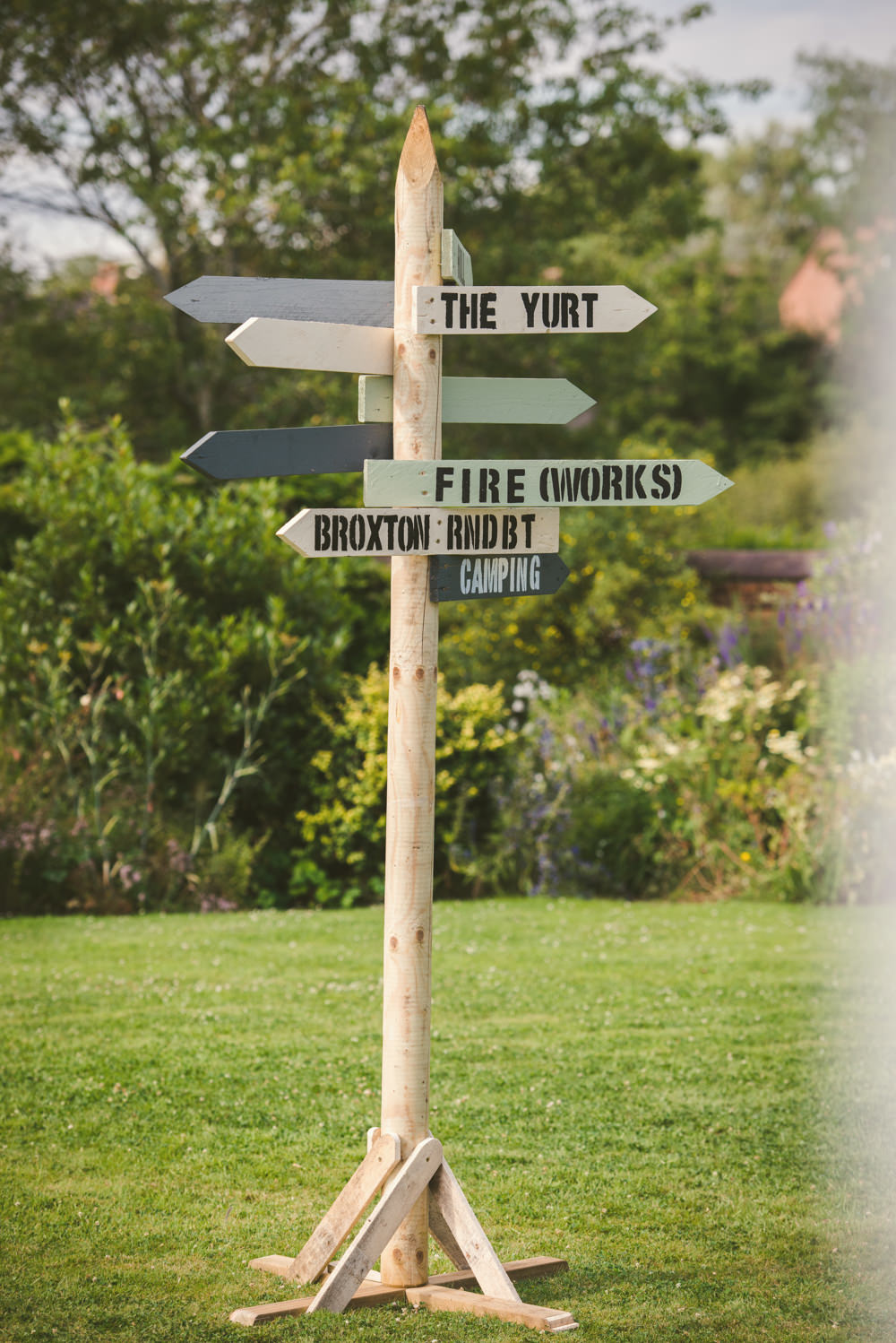 Sign Signs Signage Signpost Yurt Wedding Reception Mr Sleeve