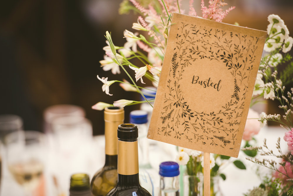 Table Name Yurt Wedding Reception Mr Sleeve