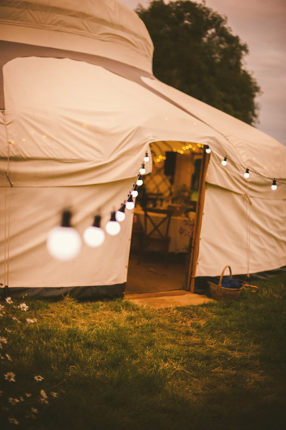 Festoon Lights Lighting Yurt Wedding Reception Mr Sleeve