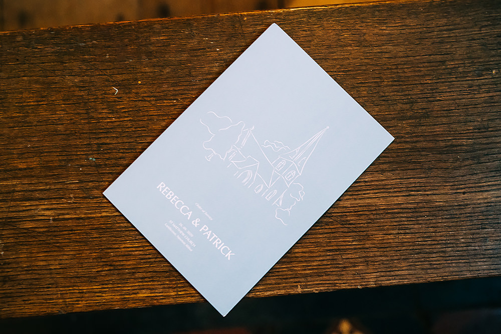 Order of Service Booklet Anran Wedding Albert Palmer Photography