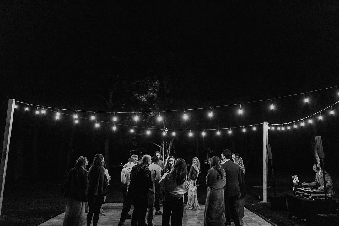 Backyard Woodland Wedding A&M Photography